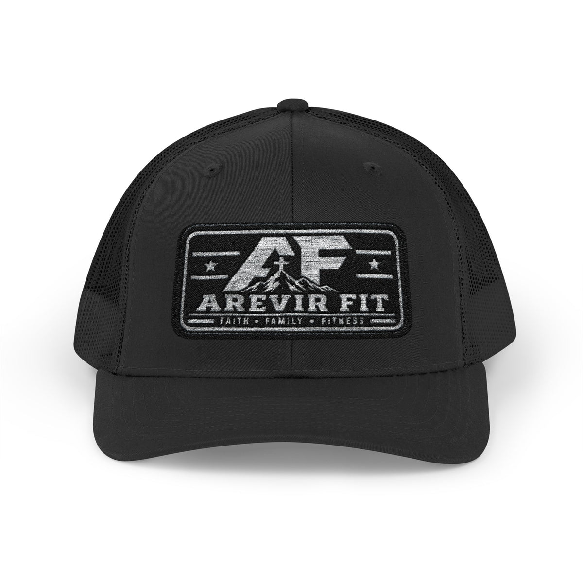 Arevir Fit Patch Trucker Cap