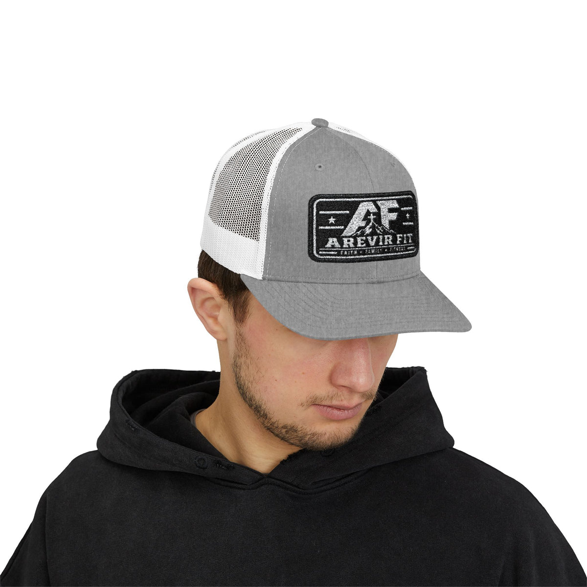 Arevir Fit Patch Trucker Cap
